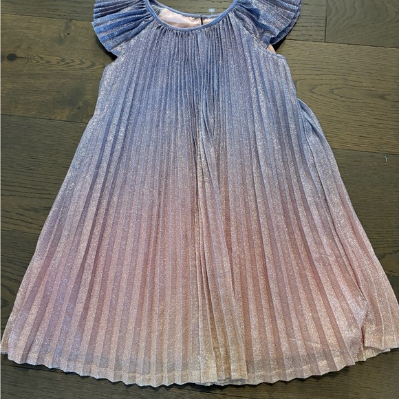 Gorgeous shimmy pink/purple cocktail dress sz 6/7 kids NWT - Picture 2 of 6